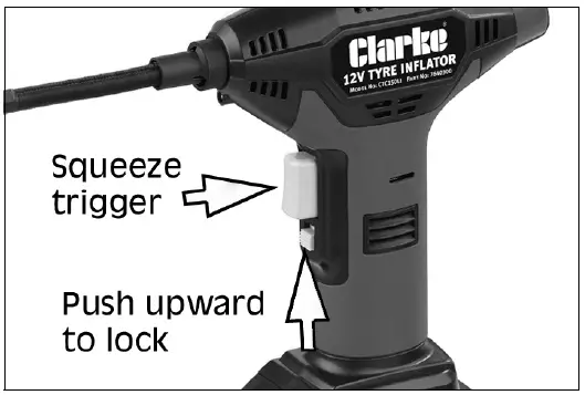Clarke CTC150 12V Tyre Inflator 6