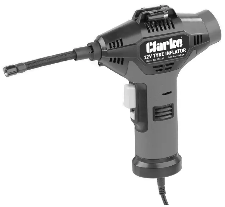 Clarke CTC150 12V Tyre Inflator
