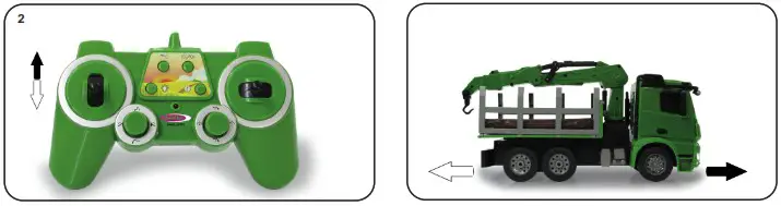 JAMARA 404935 Mercedes Benz Arocs 120 2 4GHz - Operation 2