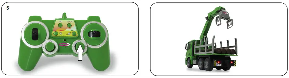 JAMARA 404935 Mercedes Benz Arocs 120 2 4GHz - Operation 5