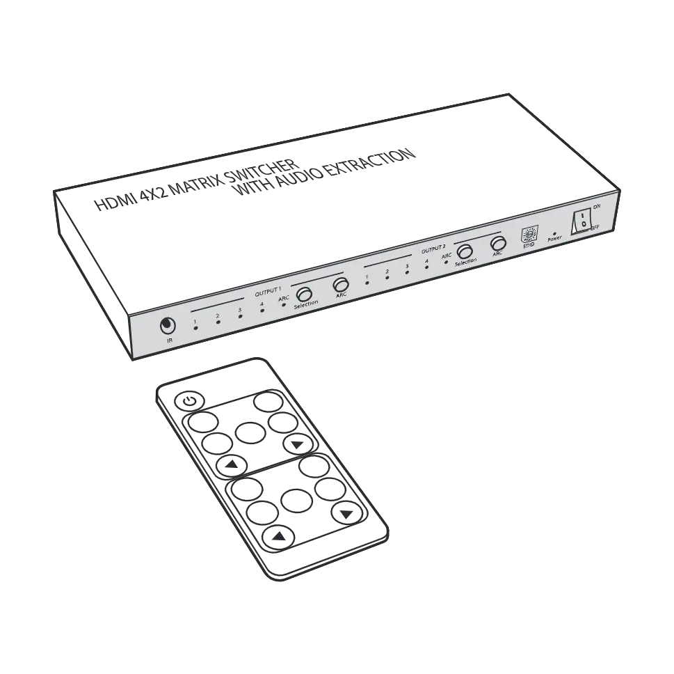 Nedis Vmat3482at Hdmi Matrix User Manual Nedis Vmat3482at Hdmi Matrix User Manual