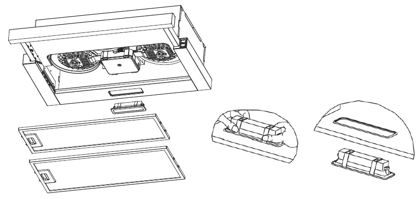 kleenmaid RHSOR61 60cm Slide Out Rangehood fig 21
