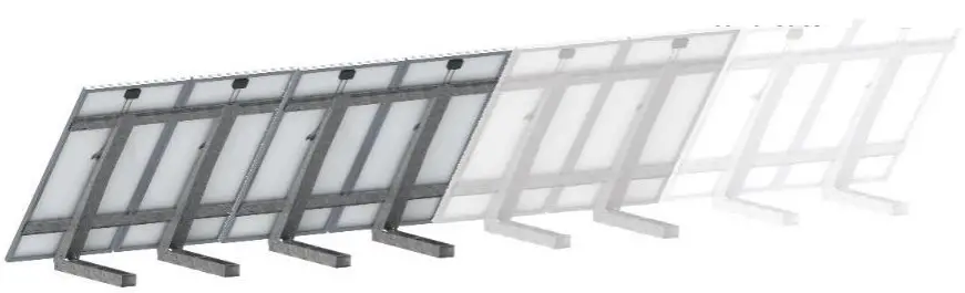unitech Unifix 800 EGF Multi Solar Panels Mounting Bracket - Fig