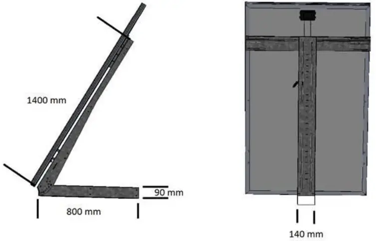 unitech Unifix 800 EGF Multi Solar Panels Mounting Bracket - Fig2