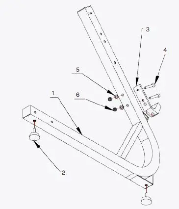 CORTEX BN-8 Preacher Pad User Manual - ASSEMBLY INSTRUCTIONS