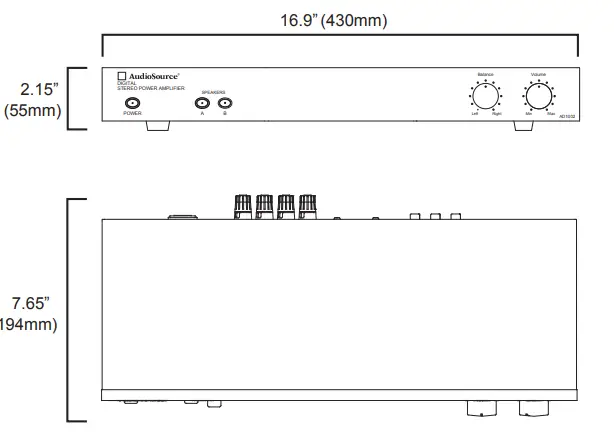 AudioSource-Digital-Amplifier-2-Channel-Stereo-Power-D-Amplifier-fig-1