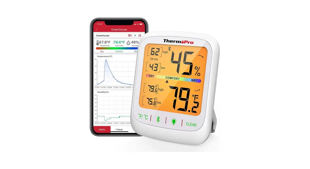 Thermopro Tx7c Wireless Outdoor Humidity And Temperature Monitor Instruction Manual