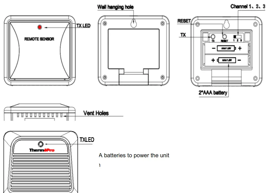 ThermoPro TX7C Wireless Outdoor Humidity and Temperature Monitor