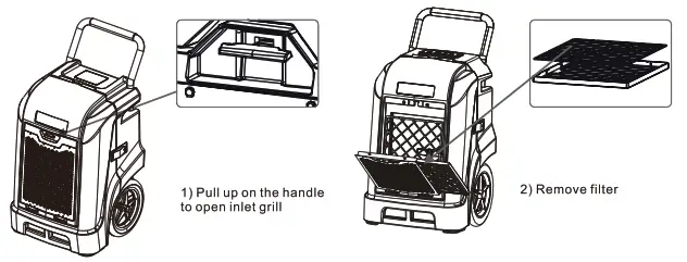 ALORAIR Storm Ultra 90 PPD Commercial Restoration Dehumidifiers - FILTER