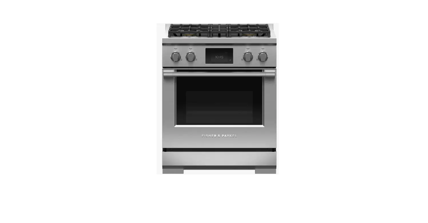 Fisher Paykel Rdv3-304-l 30 Inch 4 Burners Dual Fuel Range User Guide