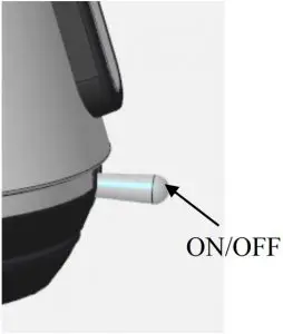 Turning On/Off instructions