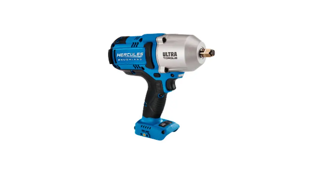 Hercules Hcb85b 20v 1 Or 2 Inch Brushless Ultra Torque Impact Wrench Owner's Manual