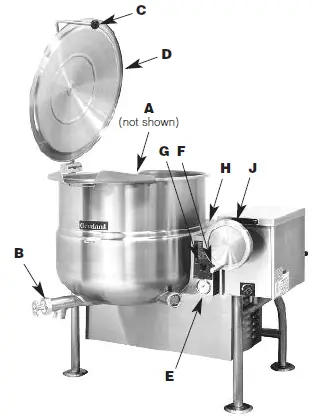 Cleveland KGL-40 Gas Floor Kettles-13