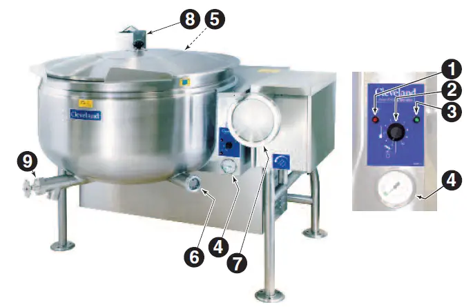 Cleveland KGL-40 Gas Floor Kettles-9