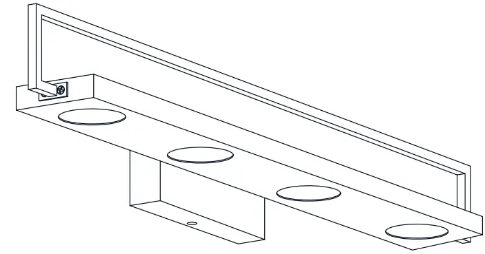 QUOIZEL WINN8532MBK 1-Light Matte Black LED Vanity Light Bar-fig1