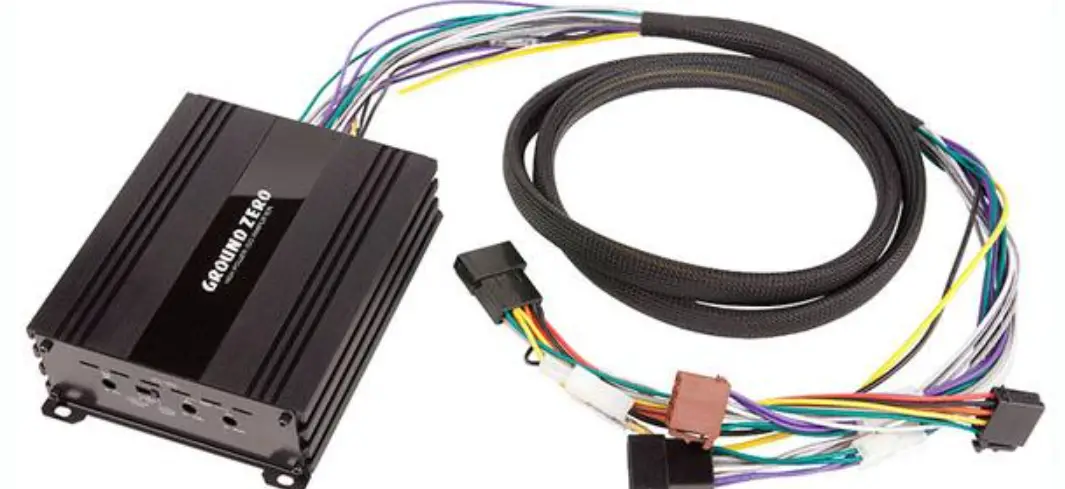 Ground Zero Gzcs Dspa-4.60iso 4-channel Amplifier With Built-in Dsp And Iso Harness Owner's Manual