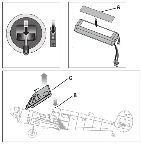 E-flite EFL106250 Beechcraft D18 1 5m Bind N Fly Basic Electric Airplane - fig 7