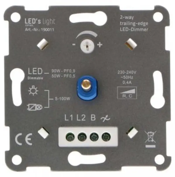 LED s light 190011 2 Way Trailing Edge LED-Dimmer