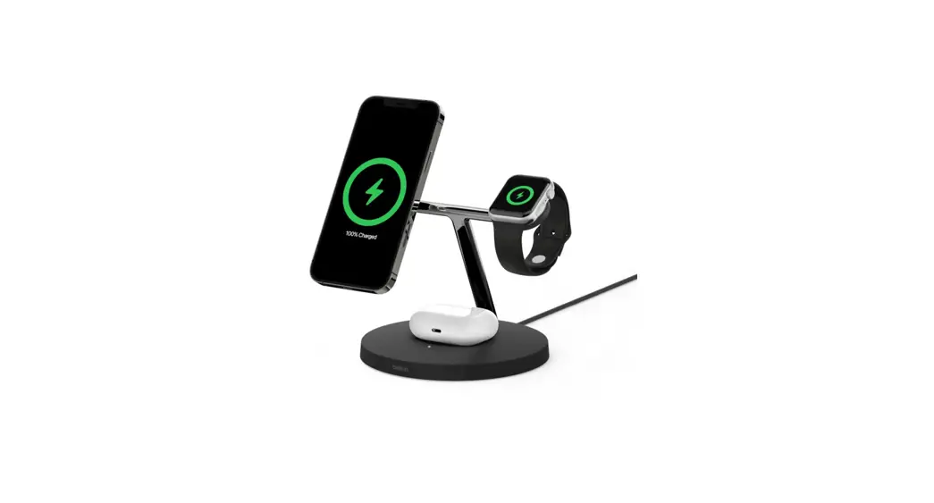 Belkin 599wiz017b Boost And Charge Pro 3 In 1 Wireless Charger With Magsafe Instructions