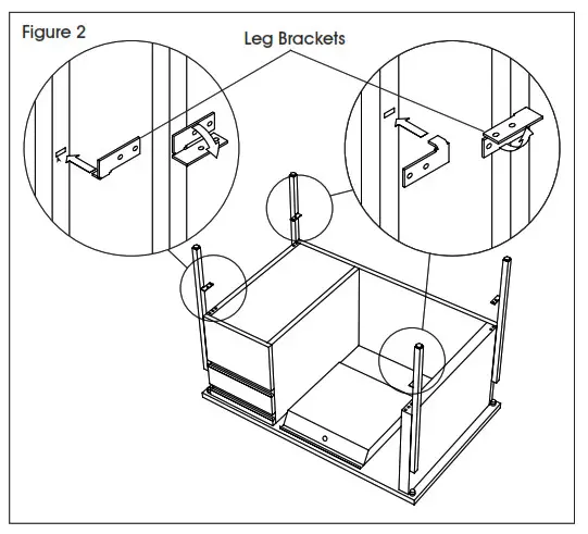 ULINE Steel Disk Single Pedestal - Assembly 2