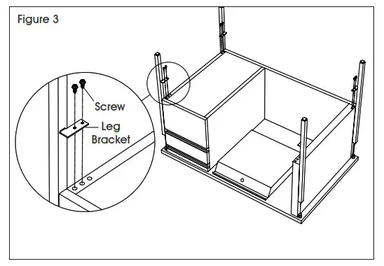 ULINE Steel Disk Single Pedestal - Assembly 3
