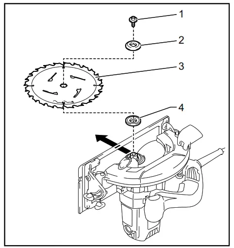 makita HS7611 Circular Saw - 21