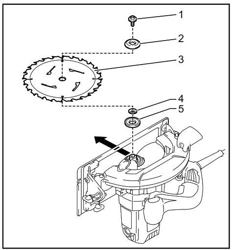 makita HS7611 Circular Saw - 22
