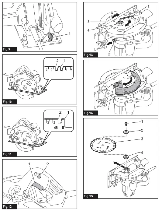 makita HS7611 Circular Saw - 3