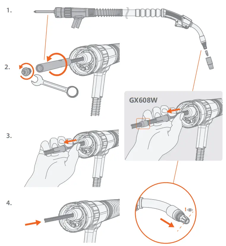 KEMPPI Flexlite 3-5 GX-G Spiral Wire Liner fig 2