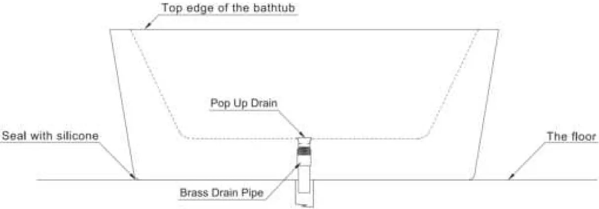 PS SIGNATURE ROSHELLE67 Freestanding Bathtub 09