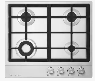 FISHER PAYKEL CG604DX1 60cm Gas on Steel Cooktop -
