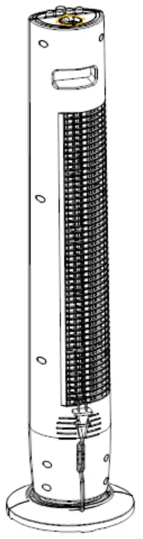 OPAL 502481823 Electric Fan 31 Inch Tower Fan with Mechanical Control - CORD STORAGE