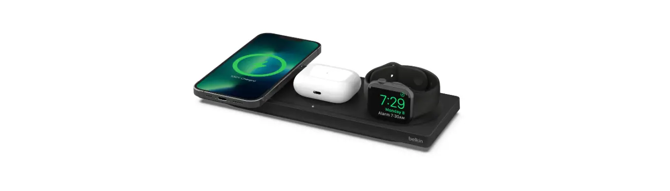 Belkin Wiz016 3-in-1 Wireless Charging Pad User Manual Belkin Wiz016 3-in-1 Wireless Charging Pad User Manual