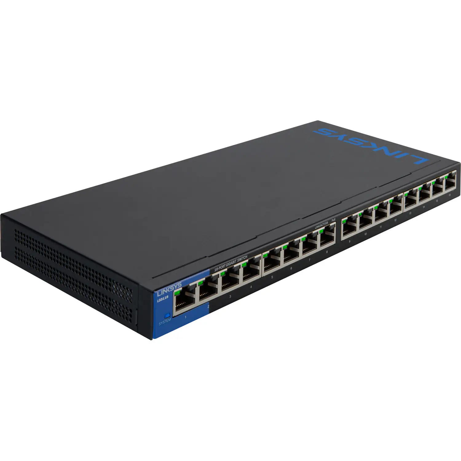 Linksys 16-port/24-port Desktop Gigabit Switch Specifications Manual [lgs116, Lgs124]