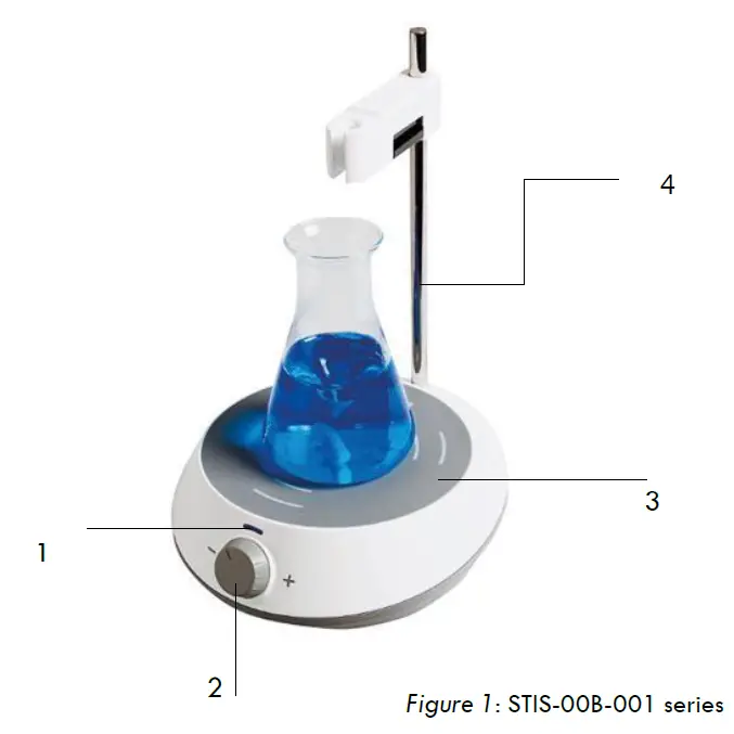 lbx-instruments-BASIC,-1,5-L-Magnetic-Stirrer-without-Heating-Instruction-FIG-1