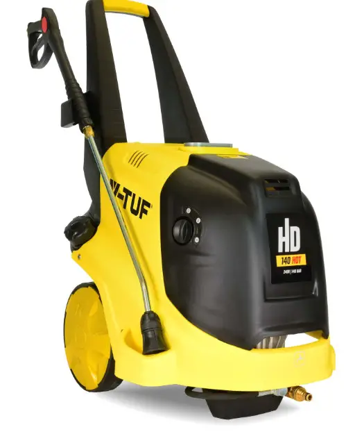 V TUF HD140HOT Hot Water Professional Mobile Pressure Washer -