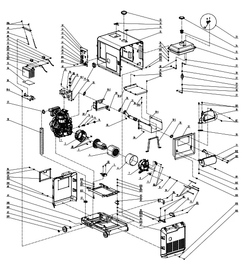 WARRIOR POWER EQUIPMENT 6500SV3 NO Diesel Generators - fig6
