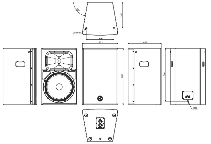 YAMAHA CHR15 15 inch 2-Way Passive Loudspeaker -CHR15