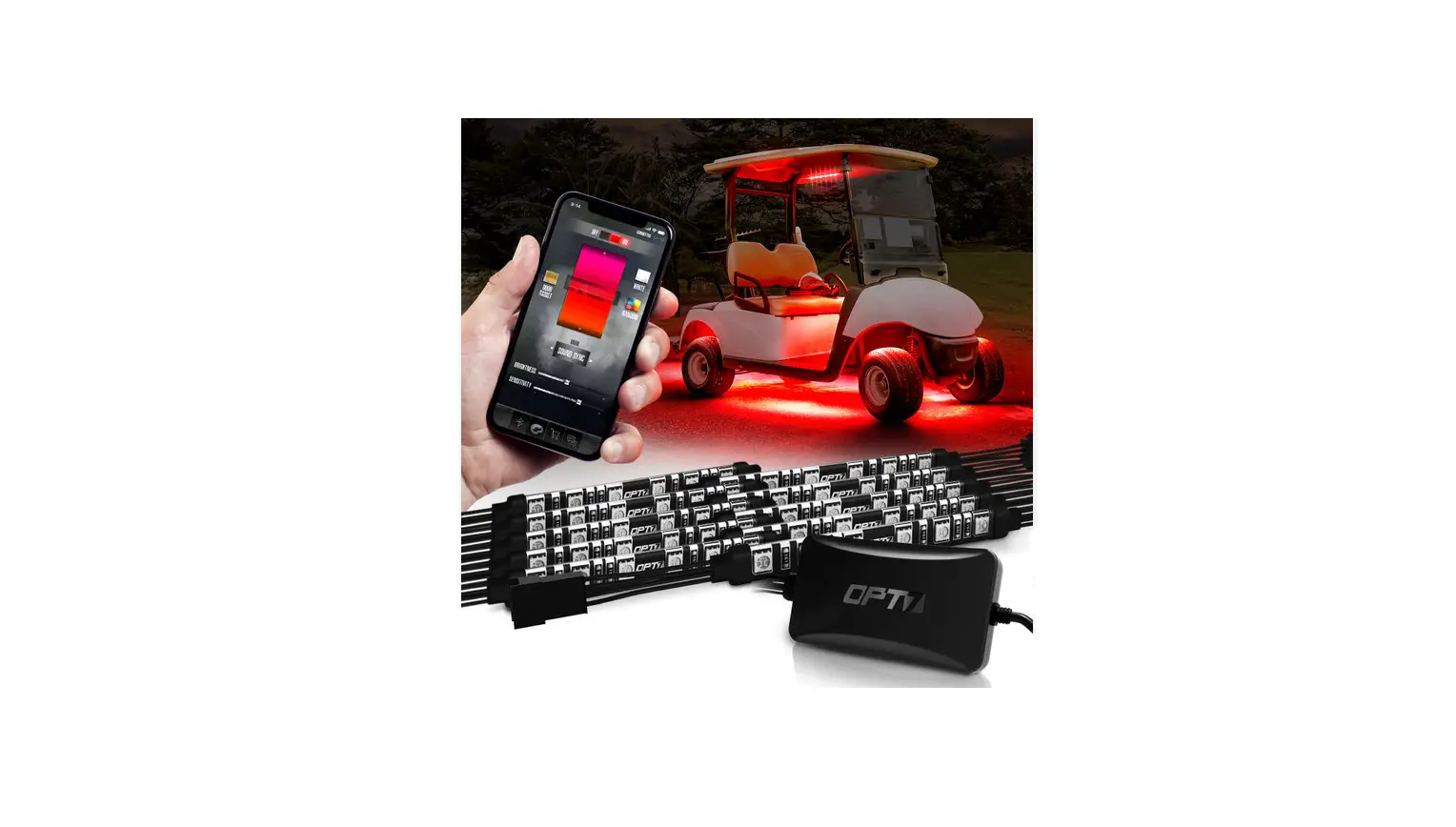 Opt7 Aura Pro Golf Cart Underbody Installation Guide