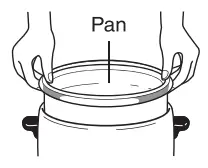 Panasonic 42HZP-FZ Automatic Rice Cooker - pan