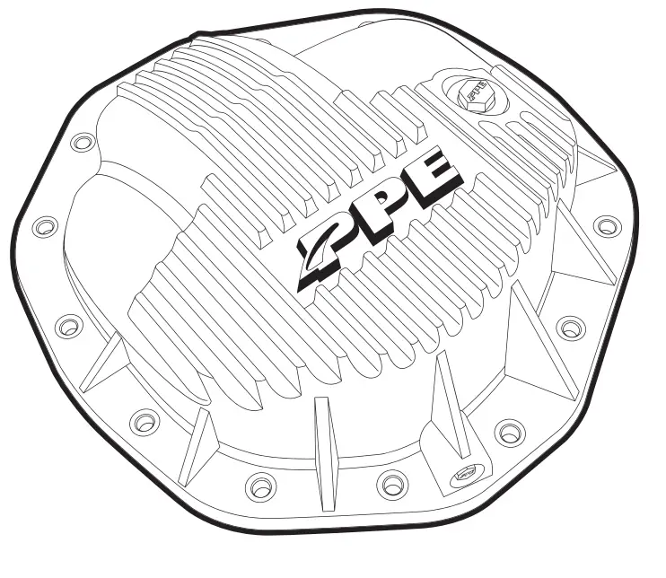 PPE 38053020 Heavy-Duty Cast Aluminum Differential Cover