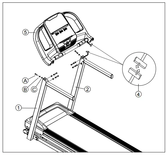 HORIZON TR5 0 Treadmill - STEP6