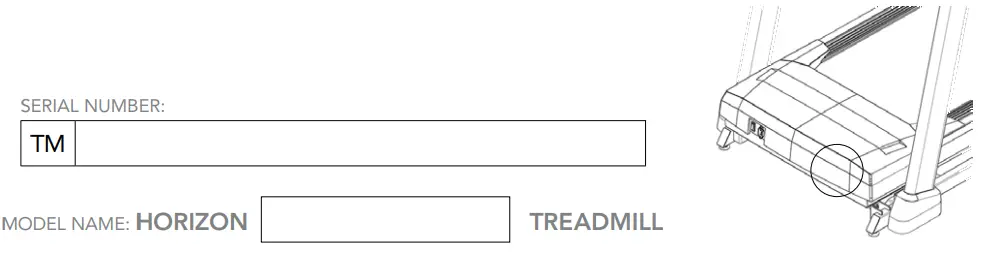 HORIZON TR5 0 Treadmill - fig1