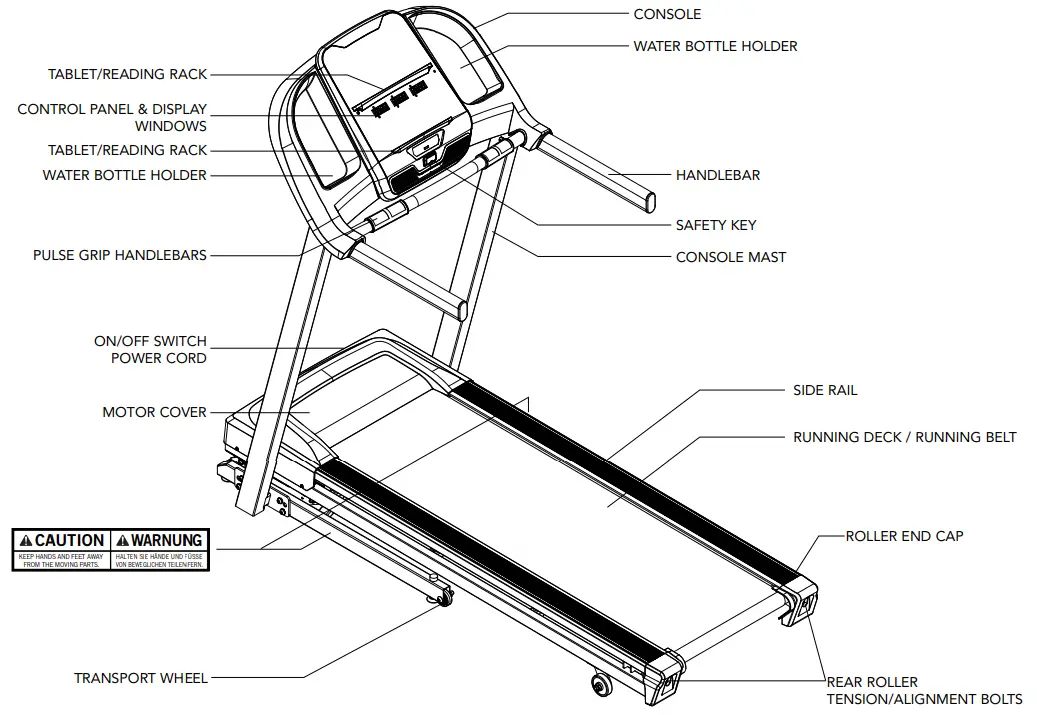 HORIZON TR5 0 Treadmill - fig2
