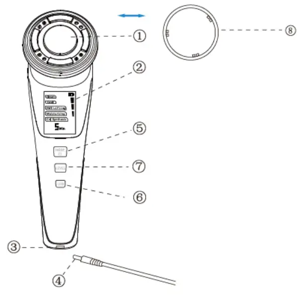 insportline 24989 Galvanic Cosmetic Device - Fig 1