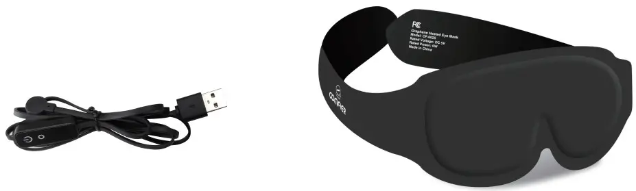 COMFIER CF 6025 Graphene Heated Eye Mask - Contents