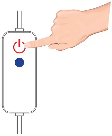 COMFIER CF 6025 Graphene Heated Eye Mask - temperature control 3