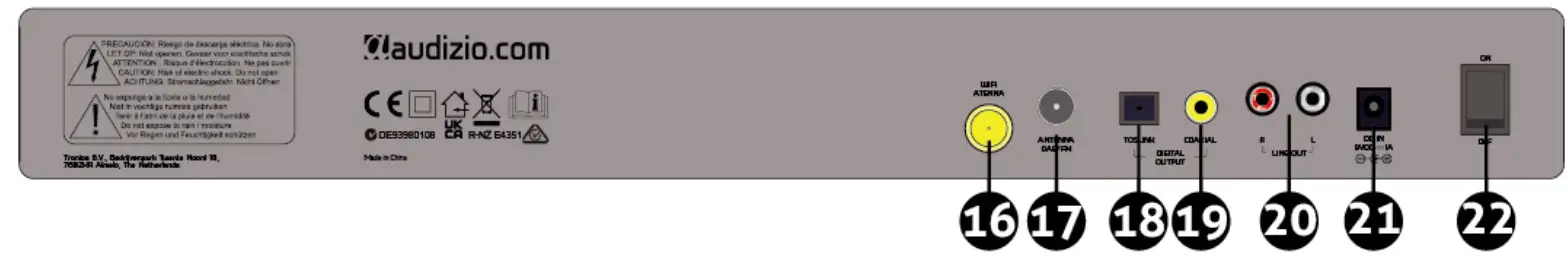 audizio 102.240 Ferrara Internet DAB Radio - Figure 2