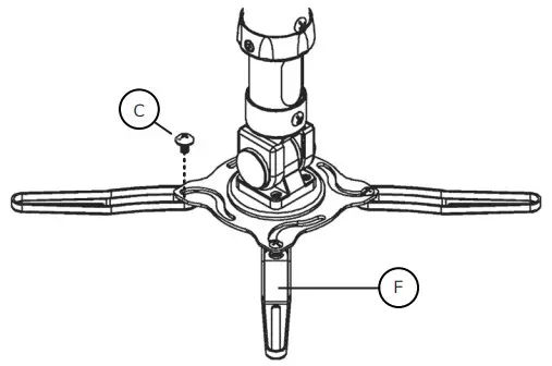 Neomounts-BEAMER-C350-Projector-Mount-fig-3