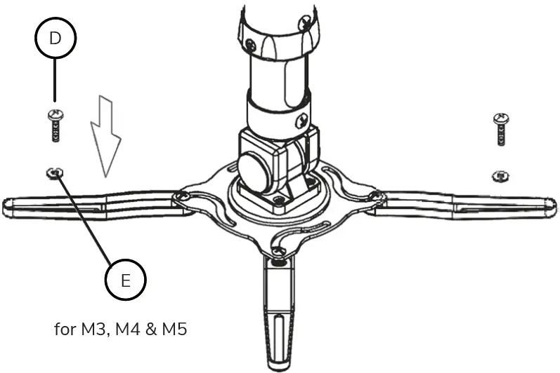 Neomounts-BEAMER-C350-Projector-Mount-fig-4